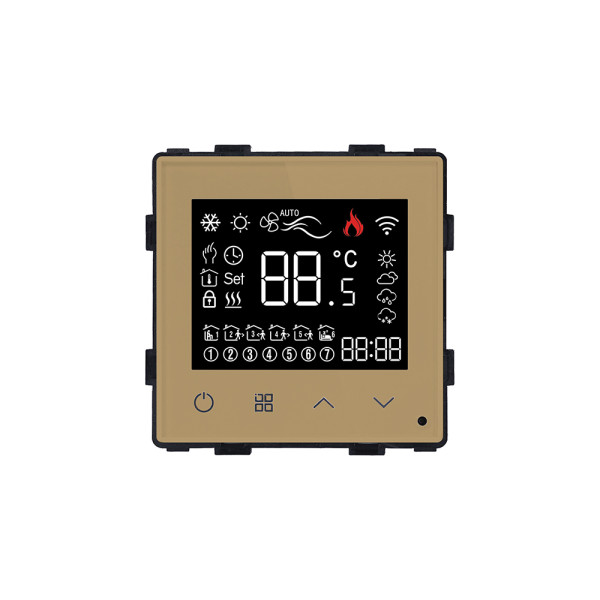 ELEMENT ZIGBEE WATER FLOOR THERMOSTAT, GOLD                                                                                                                                                                                                                    