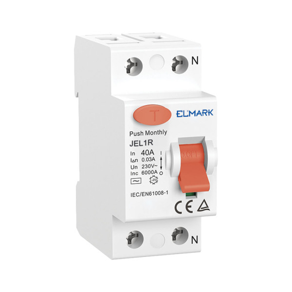 RESIDENTIAL TYPE RESIDUAL CURRENT DEVICE JEL1R 6kA 2P 16A/300mA