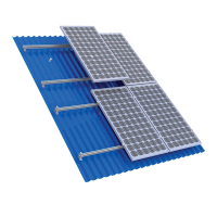 STRUCTURE FOR SANDWICH ROOF 580W PANEL 6kW,SET