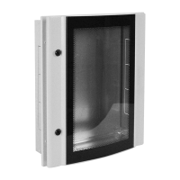 METAL BOARD ELOX FLUSH 50/40/10 TEMPERED GLASS, IP55                                                                                                                                                                                                           