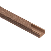 2m. 25x25 PLASTIC CABLE TRUNKING CT2 BEECH                                                                                                                                                                                                                     