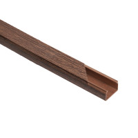 2m. 25x25 PLASTIC CABLE TRUNKING CT2 OAK                                                                                                                                                                                                                       