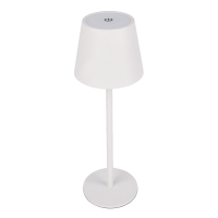 ZARA DIMMABLE TABLE LAMP 3W WITH BATTERY IP44, WHITE