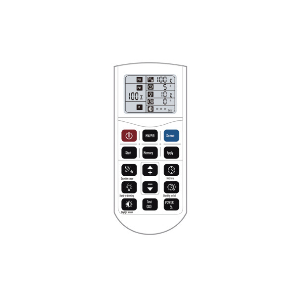 REMOTE CONTROL FOR SENSORS FOR LED HIGH BAY MILANO                                                                                                                                                                                                             