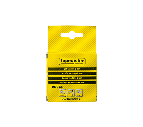 SPAJALICE ZA KLAMERICU 6MM/BOX 1000PCS