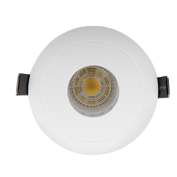 LED PLASTIČNA OKRUGLA U SREDINI SPOTLAMPAPAR 16 COB 7W 2700-3000K BIJELA