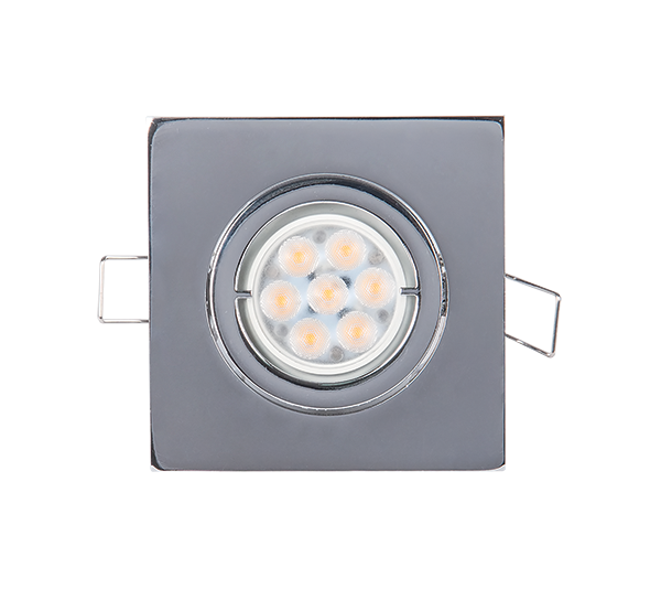 LED METELNA KVADRATNA SPOTLAMPA VISOKE SNAGE 6W 2700-3000K KROM