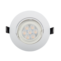 LED PLASTIČNA OKRUGLA SPOTLAMPA HIGH POWER 6W 4000-4300K BIJELA