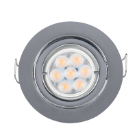 LED METALNA OKRUGLA SPOTLAMPA VISOKE SNAGE 6W 4000-4300K SATIN NIKL