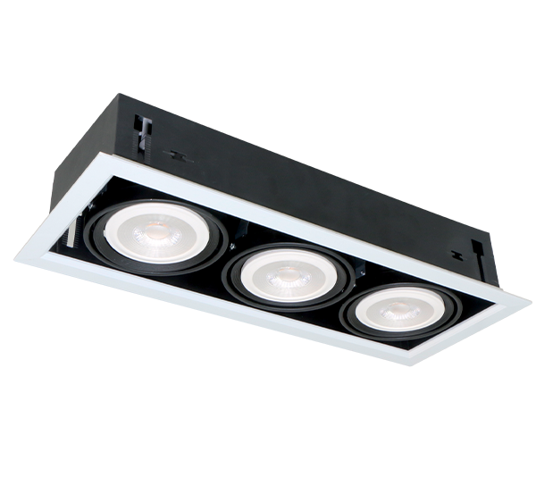 LED ACCENT UGRADBENA SVJETILJKA QUAD312 12W 3XE27 2700K BIJELA