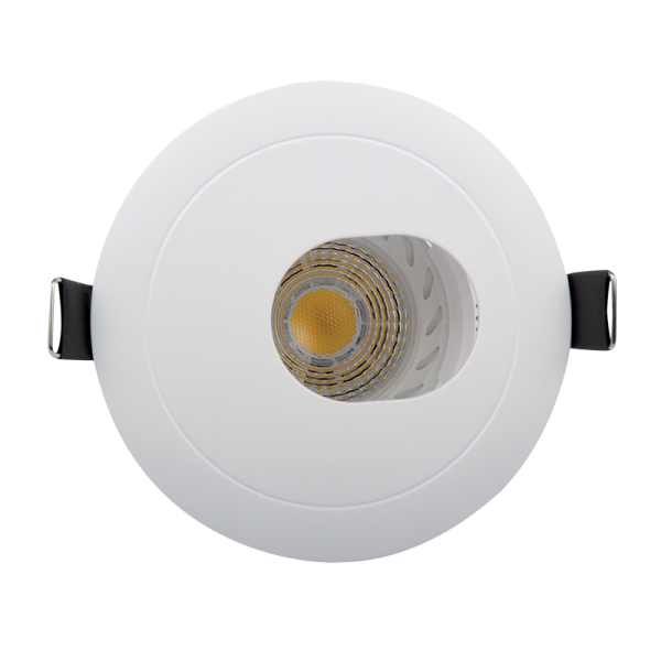 LED PLASTIČNA OKRUGLA JEDNOSTRANA SPOTLAMPA  PAR 16 COB 7W 2700-3000K BIJELA